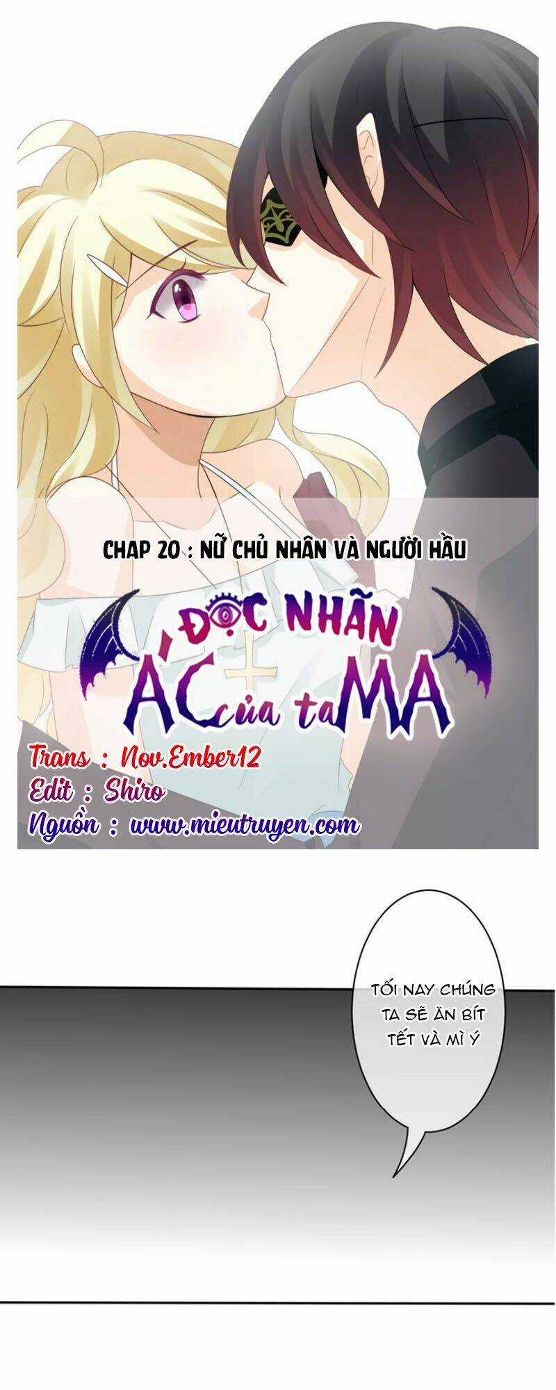 Độc Nhãn Ác Ma Của Ta Chapter 20 trang 0