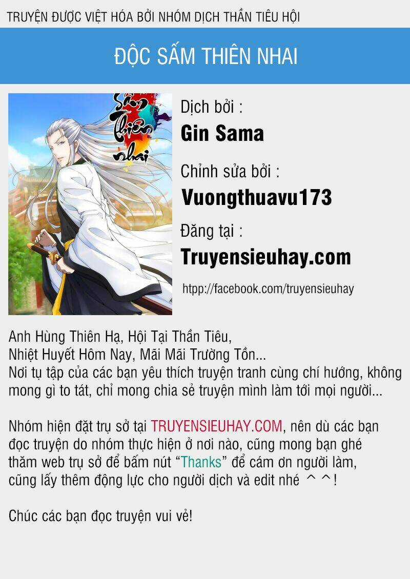 Độc Sấm Thiên Nhai Chapter 1 trang 0