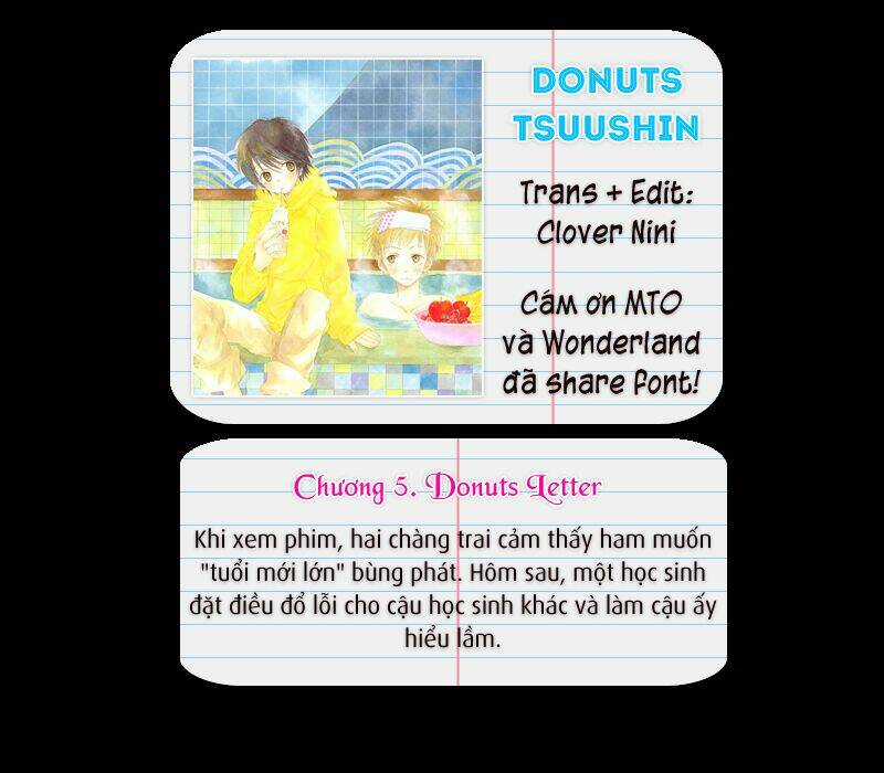 Donuts Tsuushin Chapter 6 trang 0