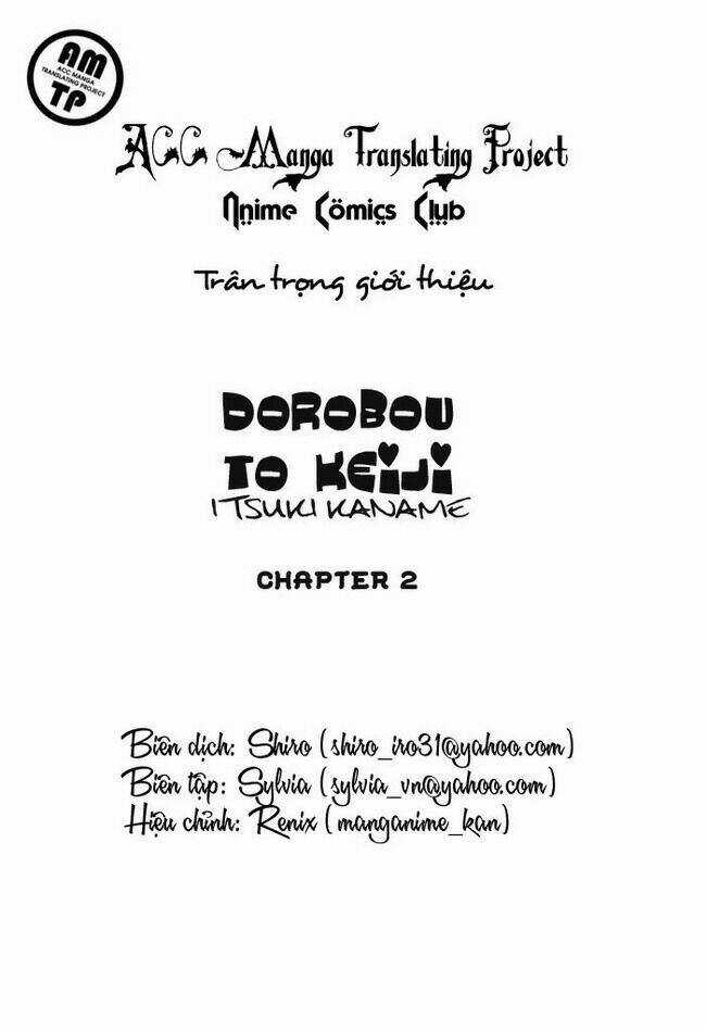 Dorobou To Keiji Chapter 2 trang 0