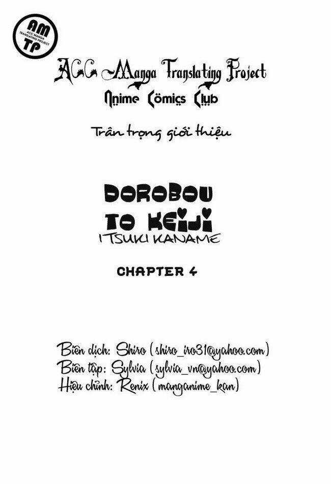 Dorobou To Keiji Chapter 4 trang 0