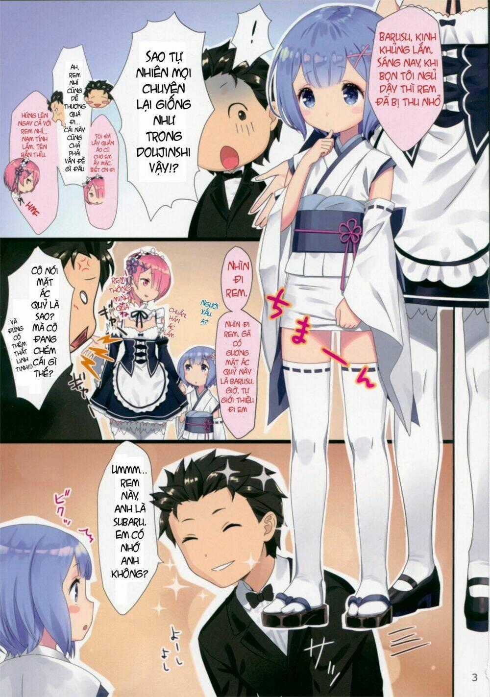 [doujinshi] Re: Zero Youjo Rem rin to Issho Chapter 1 trang 1