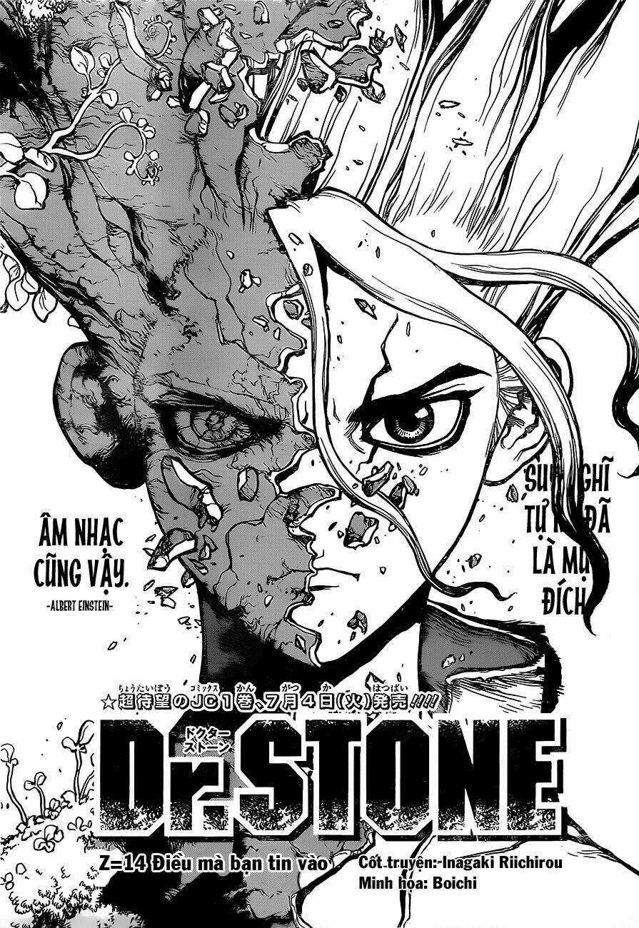 Dr.stone - Hồi Sinh Thế Giới Chapter 14 trang 1