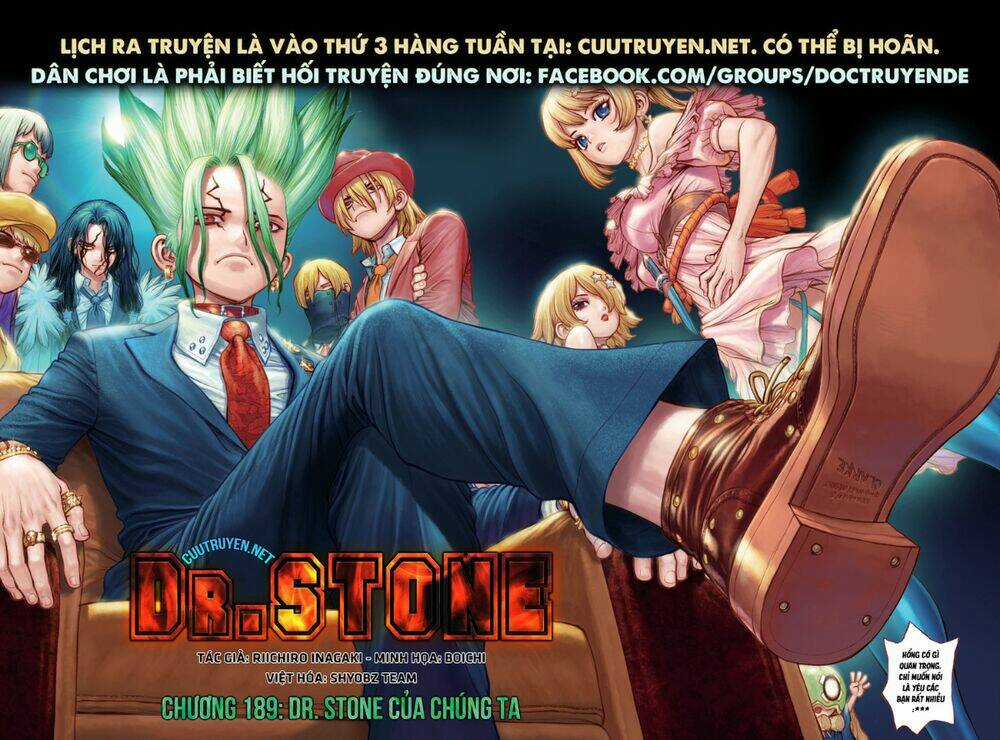 Dr.stone - Hồi Sinh Thế Giới Chapter 189 trang 1