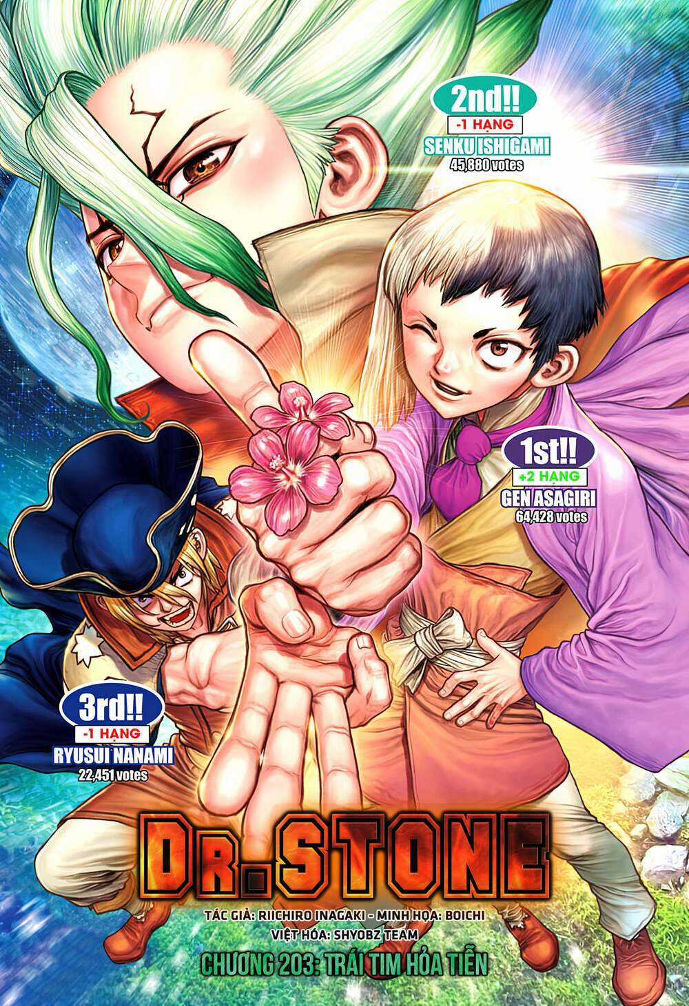 Dr.stone - Hồi Sinh Thế Giới Chapter 203 trang 1