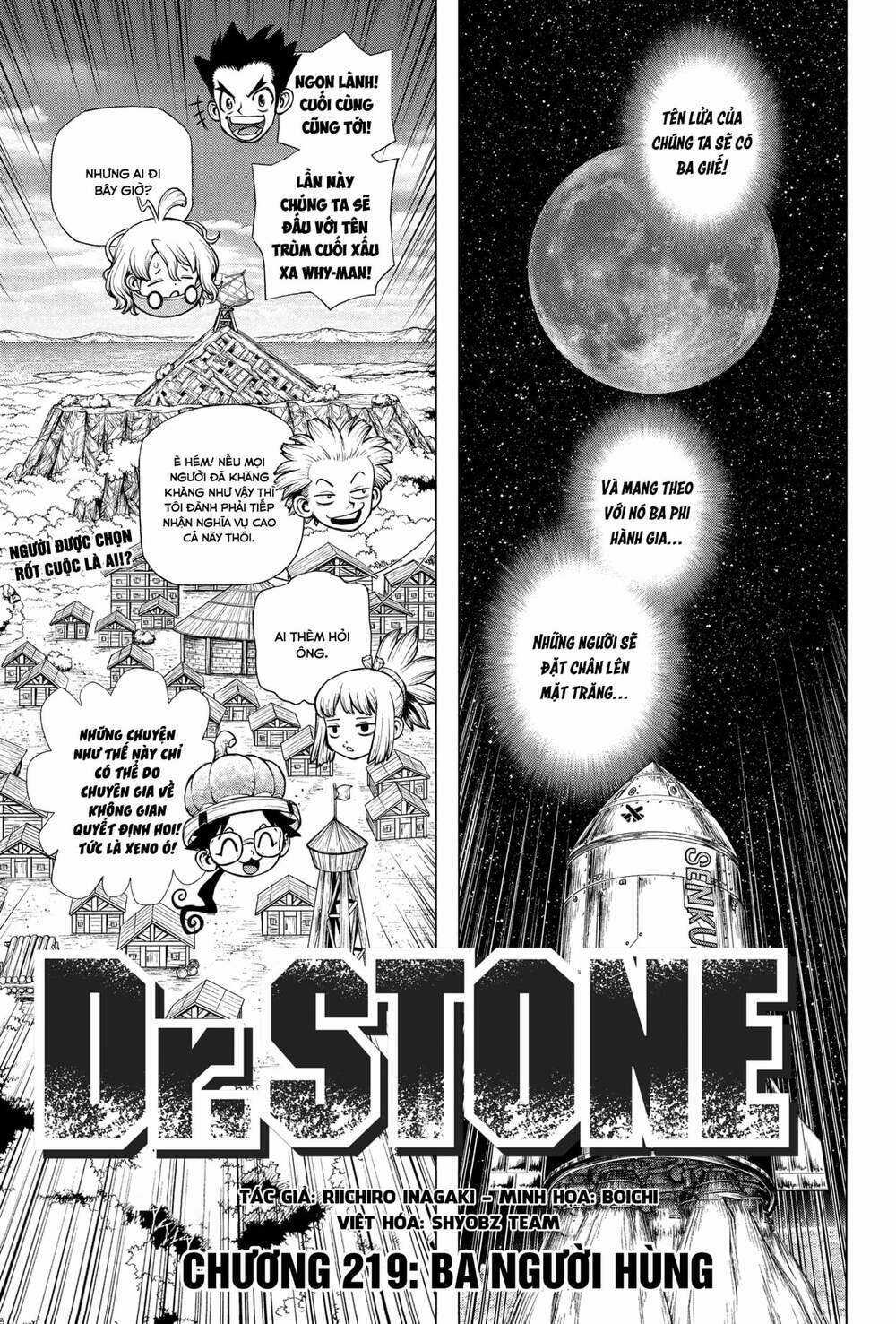 Dr.stone - Hồi Sinh Thế Giới Chapter 219 trang 1