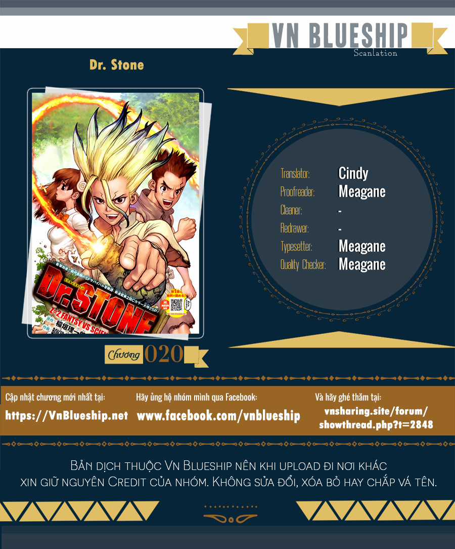 Dr.stone Chapter 20 trang 0