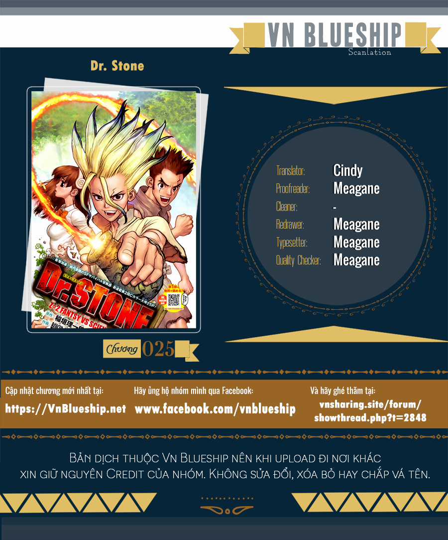 Dr.stone Chapter 25 trang 0