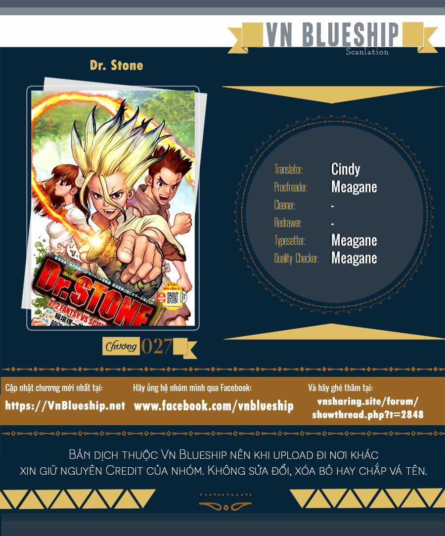 Dr.stone Chapter 27 trang 0