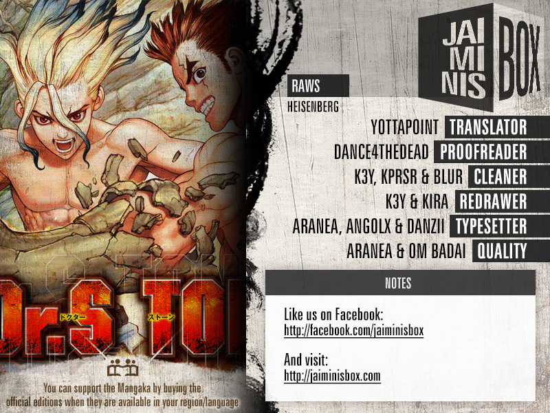 Dr.stone Chapter 3 trang 1