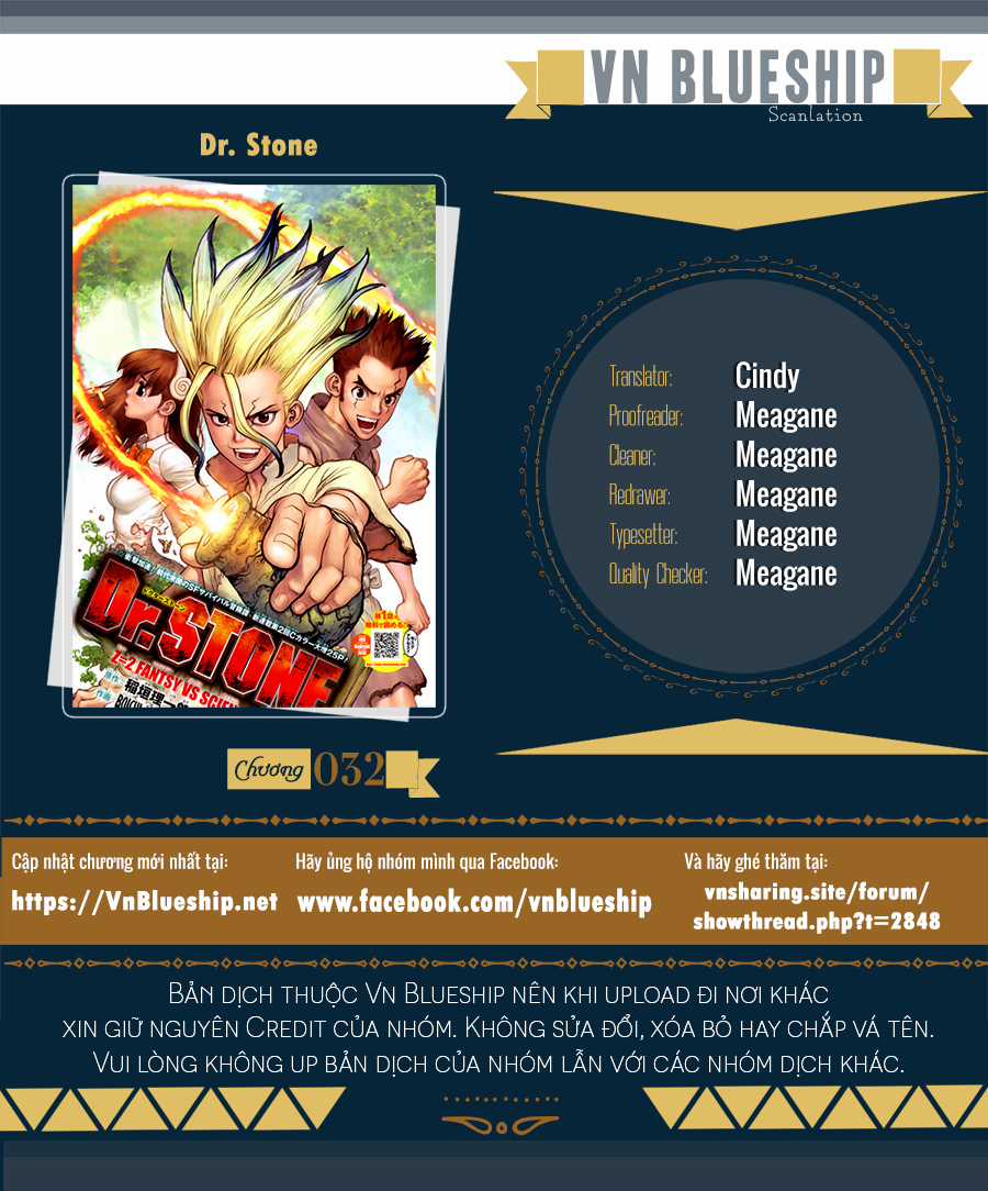 Dr.stone Chapter 32 trang 0