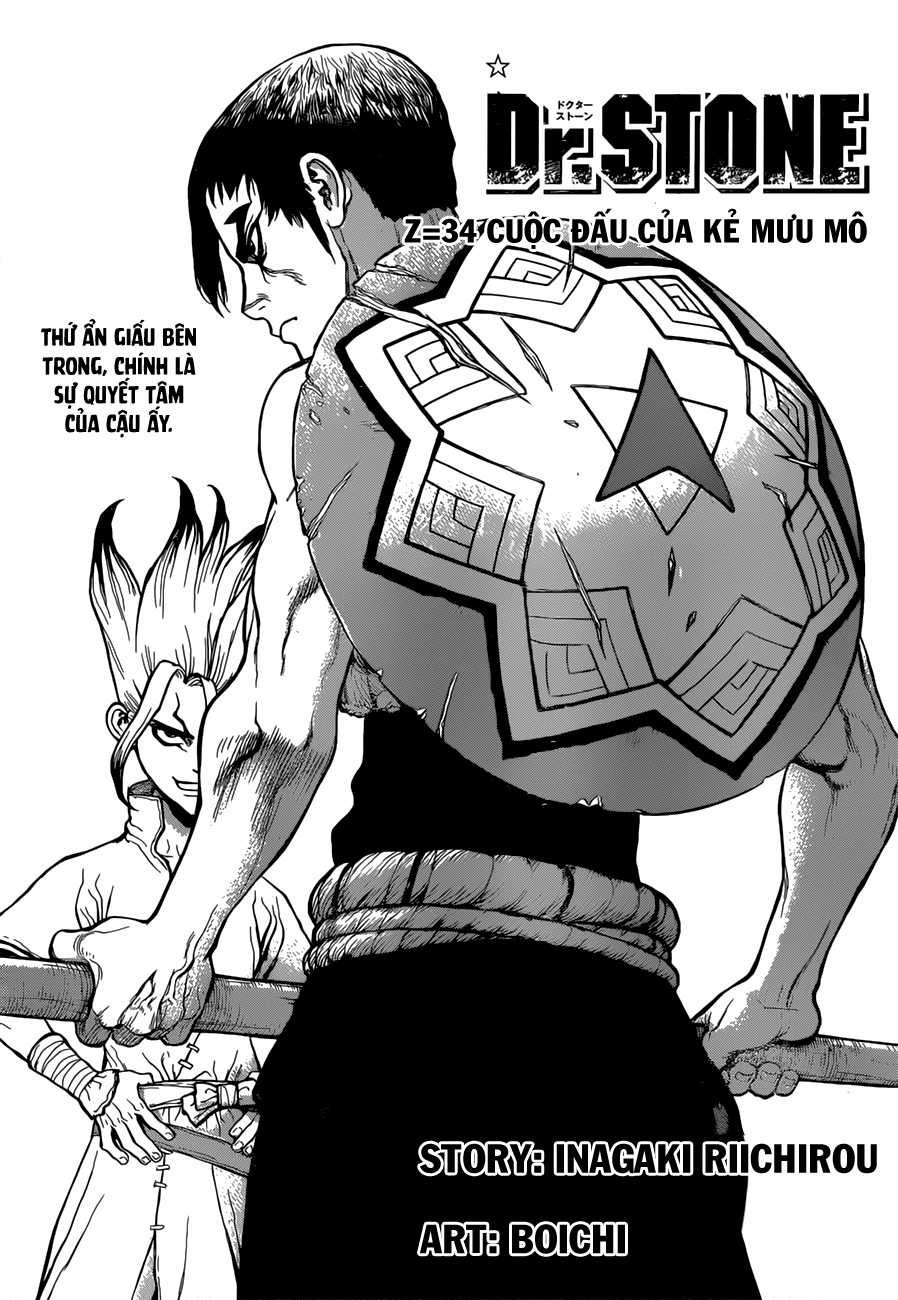 Dr.stone Chapter 34 trang 1