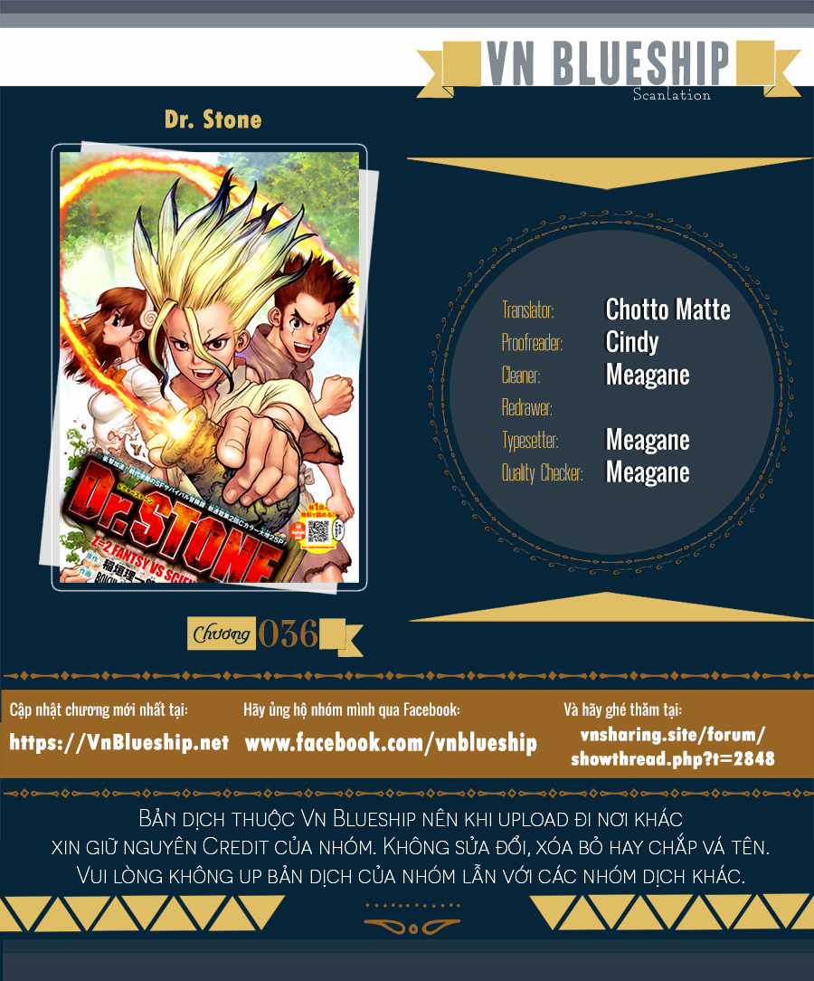 Dr.stone Chapter 36 trang 0