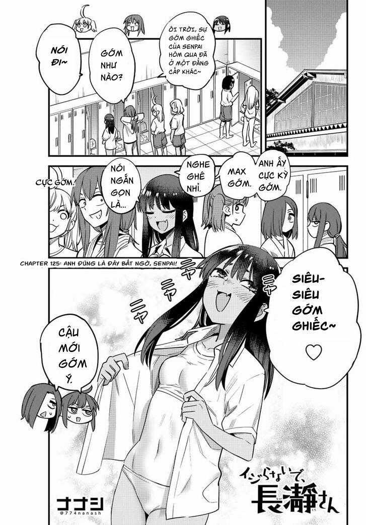 Đừng chọc anh nữa mà, Nagatoro-san Chapter 125 trang 0