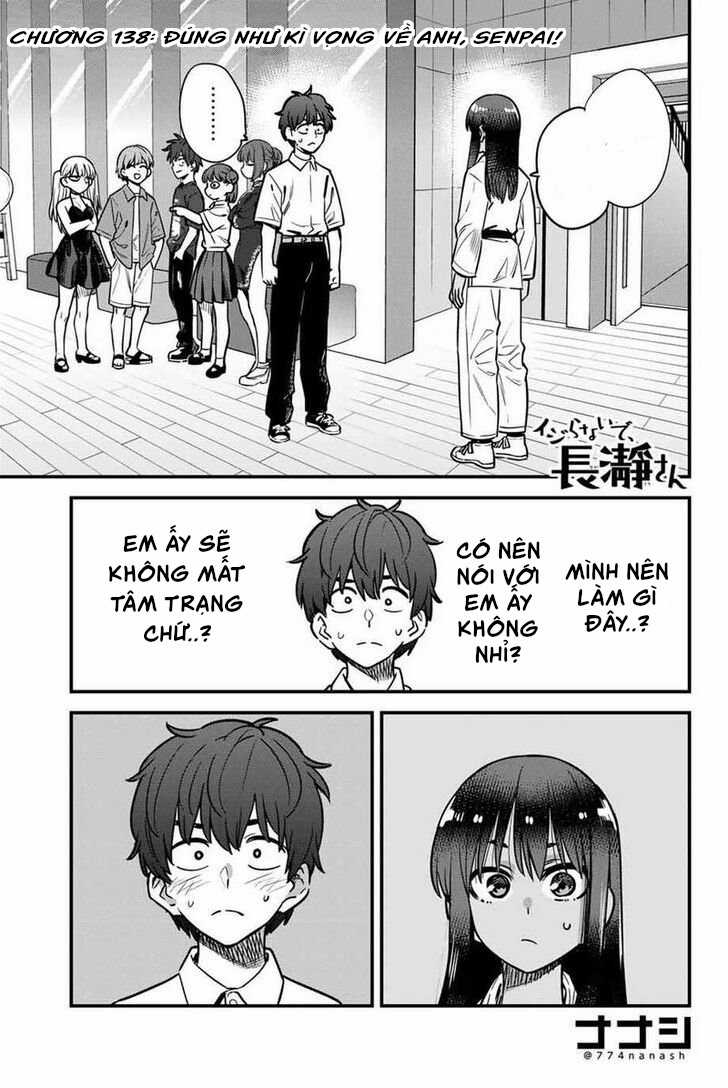 Đừng chọc anh nữa mà, Nagatoro-san Chapter 138 trang 1