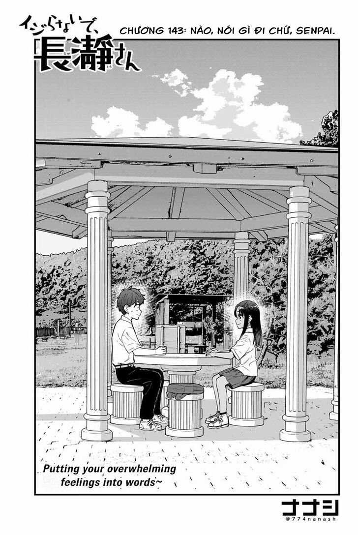 Đừng chọc anh nữa mà, Nagatoro-san Chapter 143 trang 1