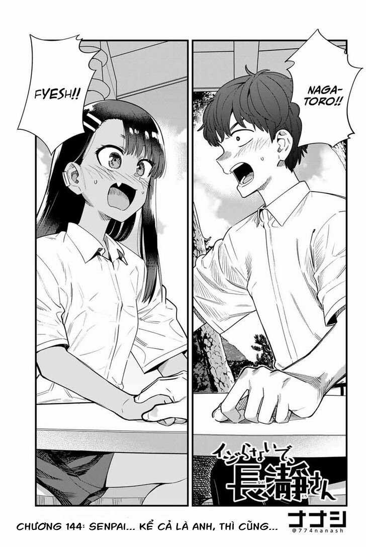 Đừng chọc anh nữa mà, Nagatoro-san Chapter 144 trang 1