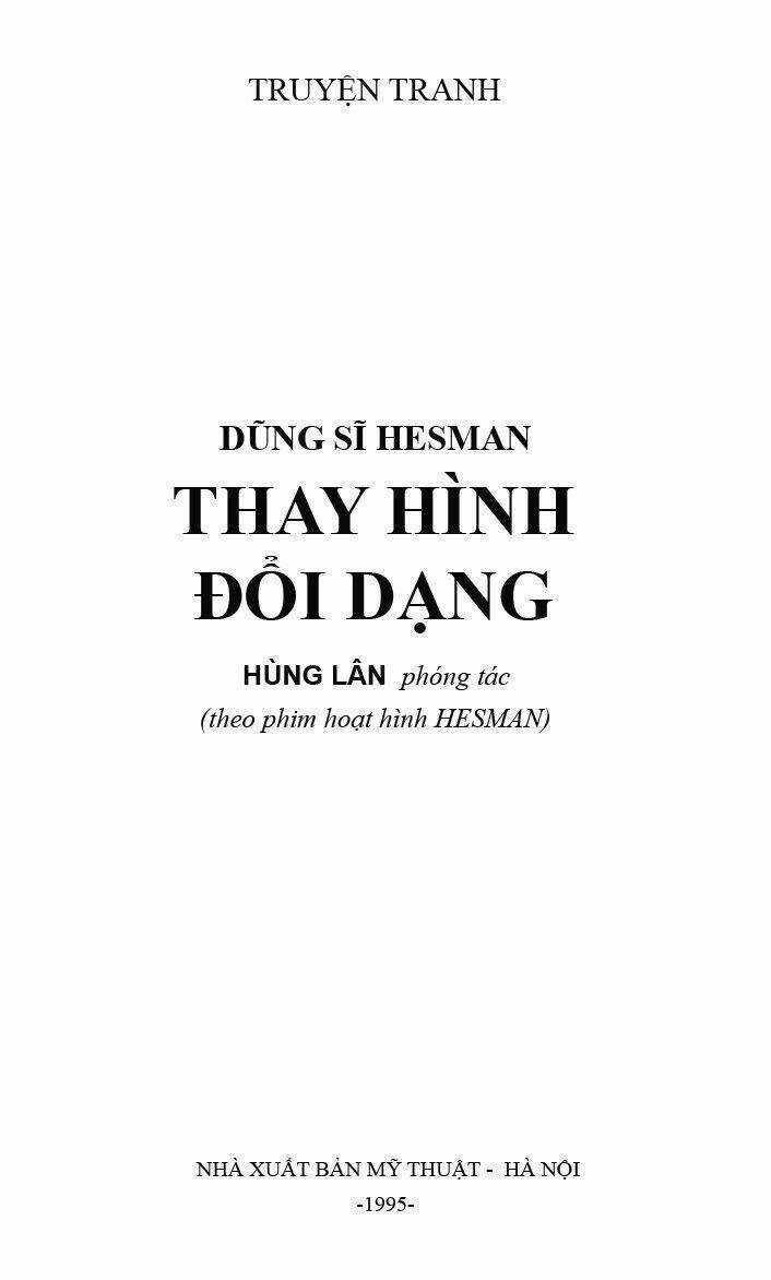 Dũng Sĩ Hesman Chapter 100 trang 1