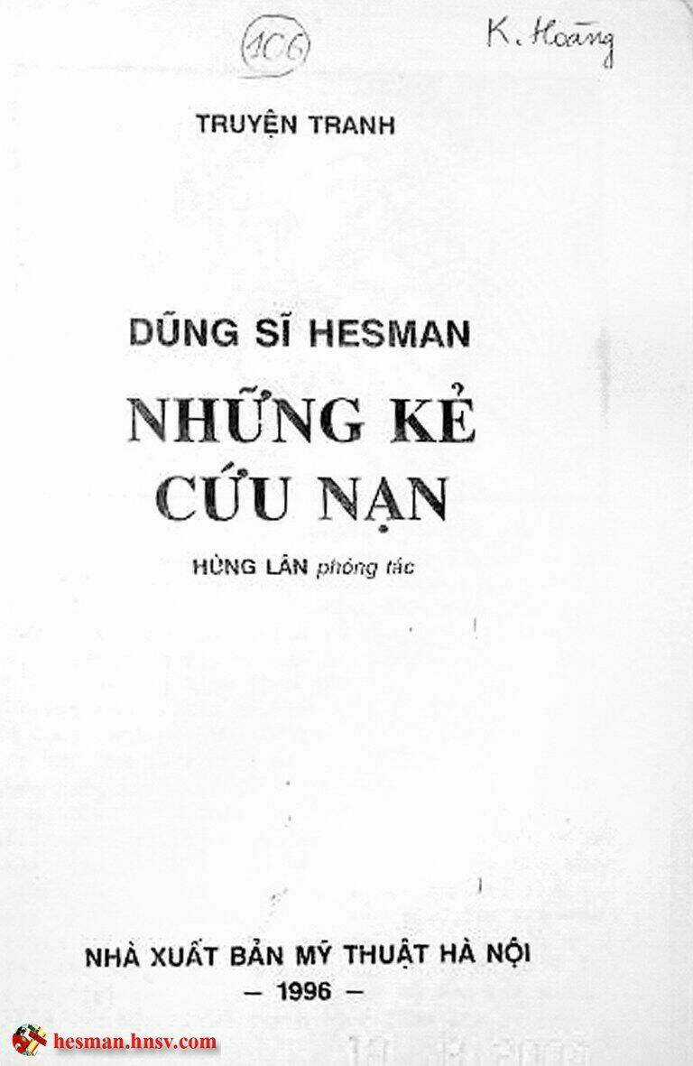 Dũng Sĩ Hesman Chapter 106 trang 1