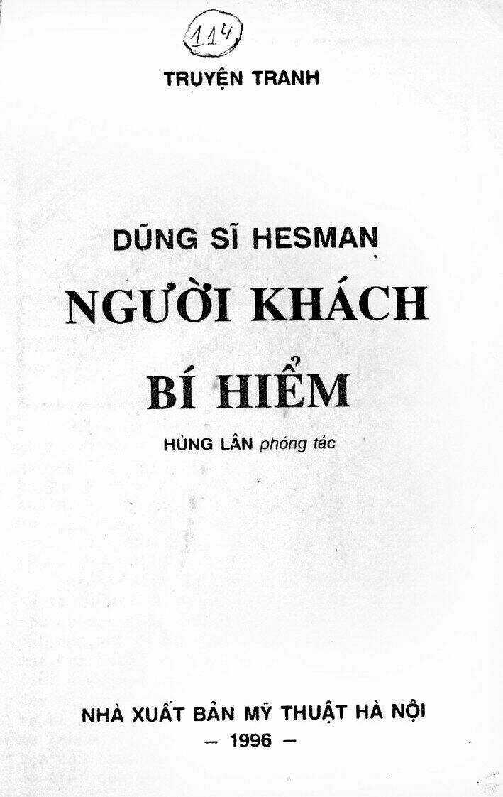 Dũng Sĩ Hesman Chapter 114 trang 1