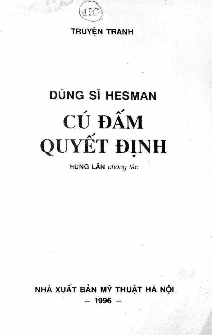 Dũng Sĩ Hesman Chapter 120 trang 1