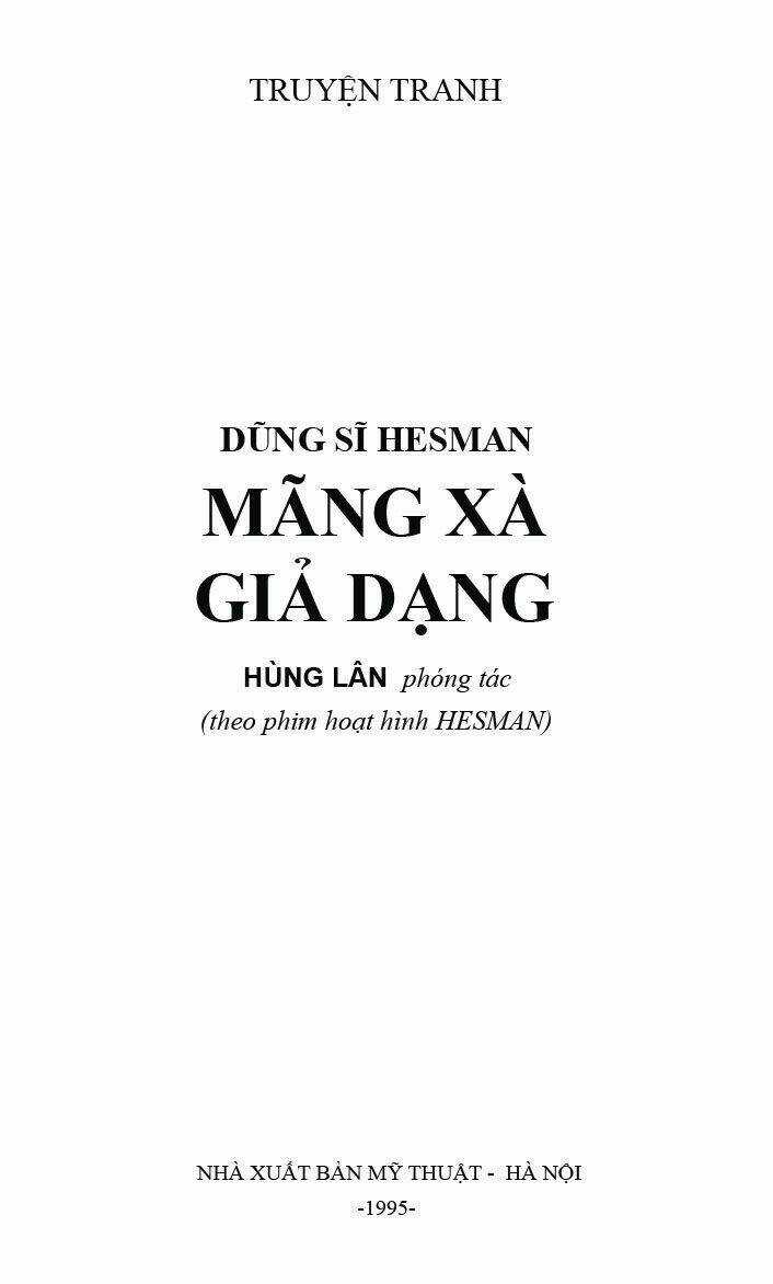 Dũng Sĩ Hesman Chapter 3 trang 1