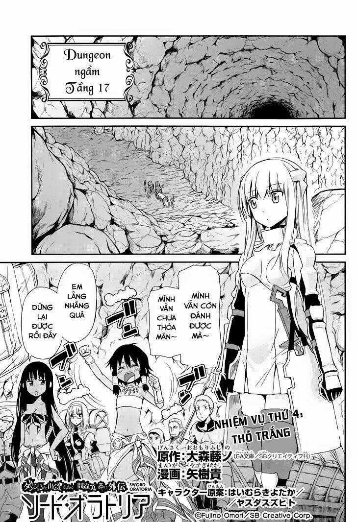 Dungeon Ni Deai Wo Motomeru No Wa Machigatte Iru Darou Ka Gaiden - Sword Oratoria Chapter 4 trang 1