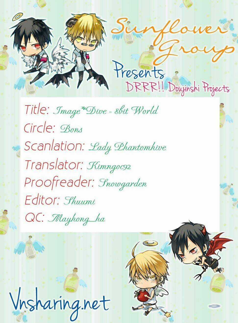 Durarara!! Doujinshi - Image*Dive - 8Bit World Chapter 1 trang 0