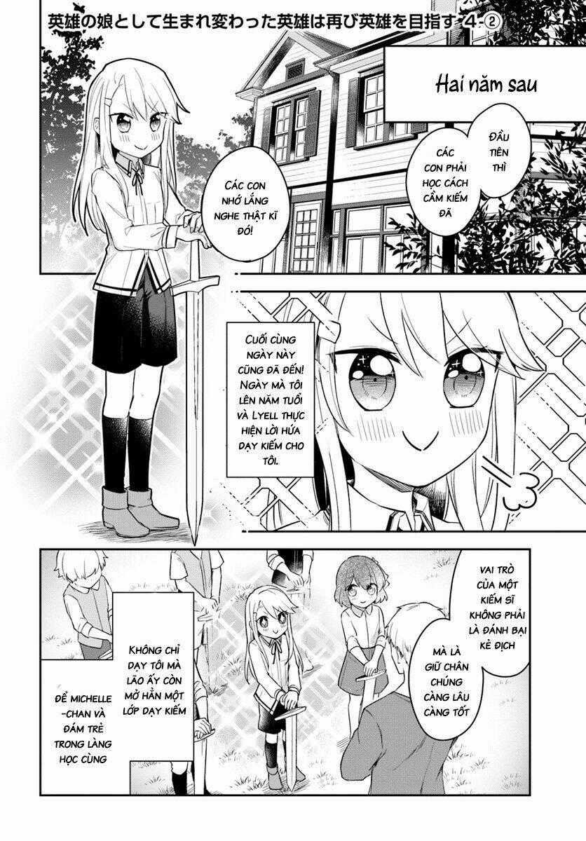 Eiyuu No Musume To Shite Umarekawatta Eiyuu Wa Futatabi Eiyuu O Mezasu Chapter 4.2 trang 1