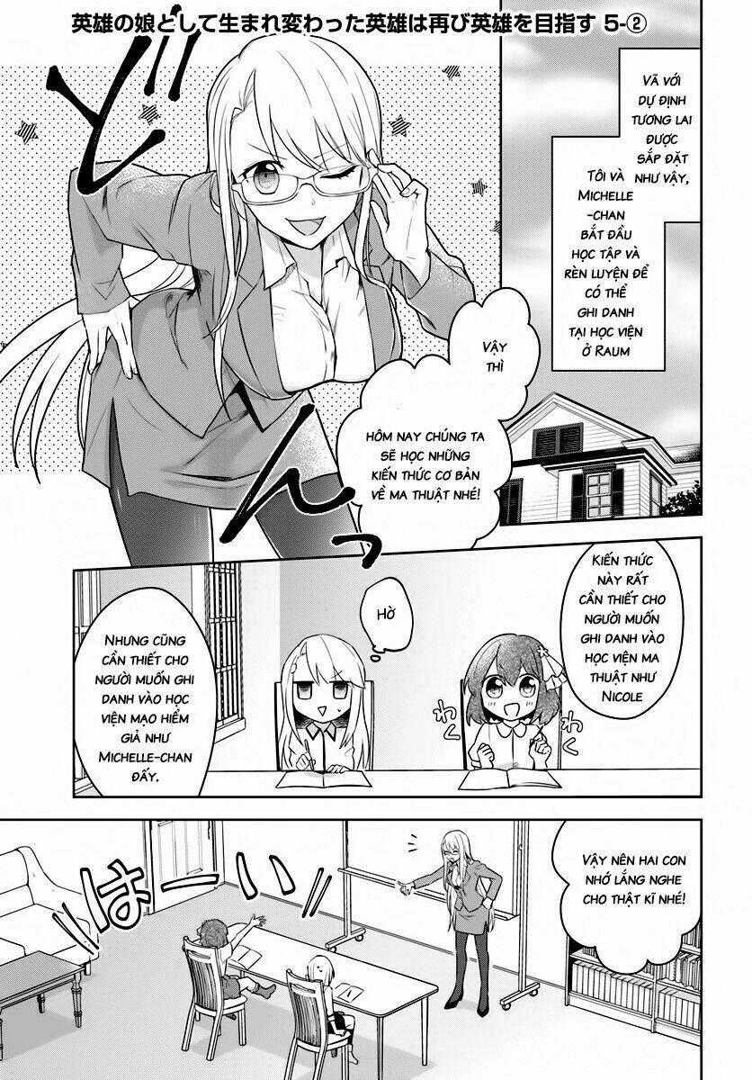 Eiyuu No Musume To Shite Umarekawatta Eiyuu Wa Futatabi Eiyuu O Mezasu Chapter 5.2 trang 1