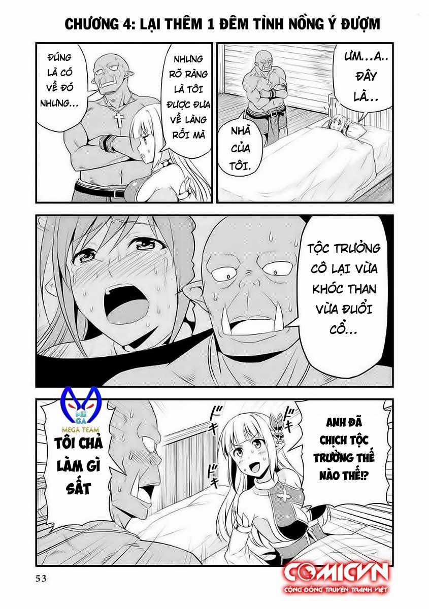 Elf Damdang Và Orc Nghiêm Túc - Hentai Erufutomajime Chapter 4 trang 0