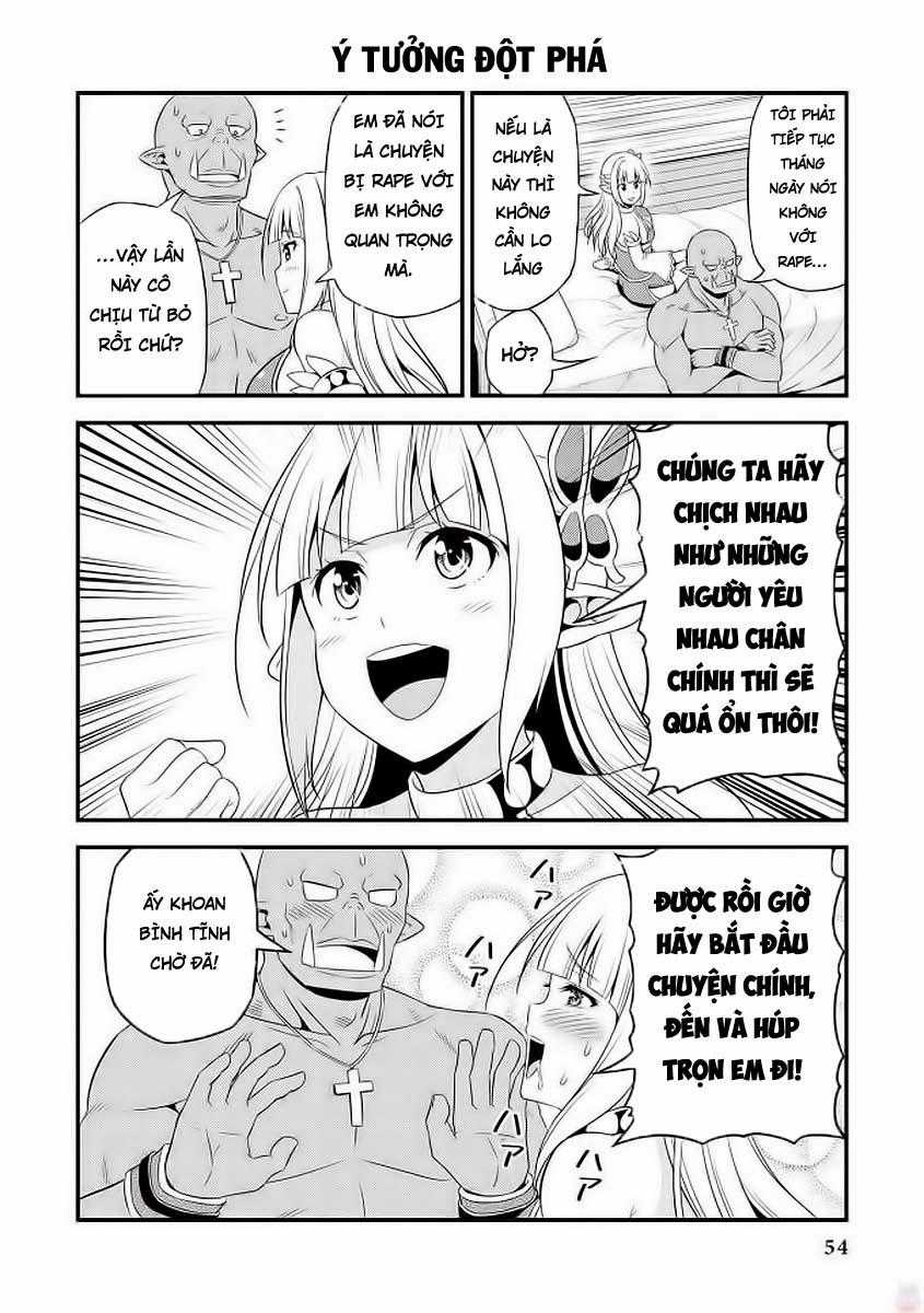 Elf Damdang Và Orc Nghiêm Túc - Hentai Erufutomajime Chapter 4 trang 1