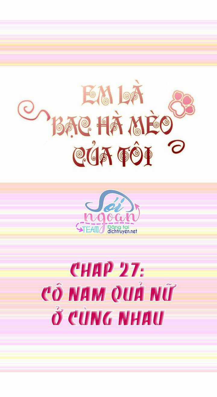 Em Là Bạc Hà Mèo Của Tôi Chapter 27 trang 0