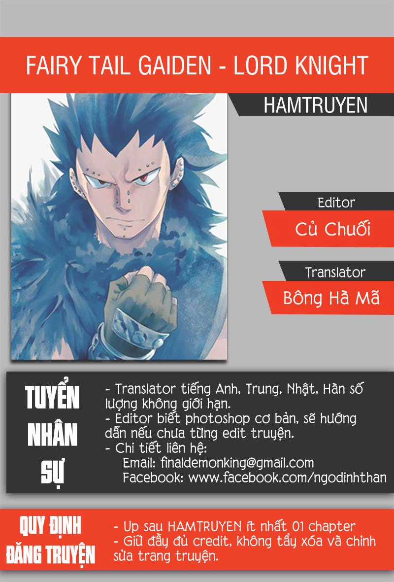 Fairy Tail Gaiden - Lord Knight Chapter 4 trang 1