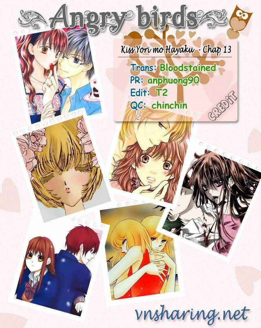 Faster Than A Kiss - Kiss Yori Mo Hayaku Chapter 13 trang 0