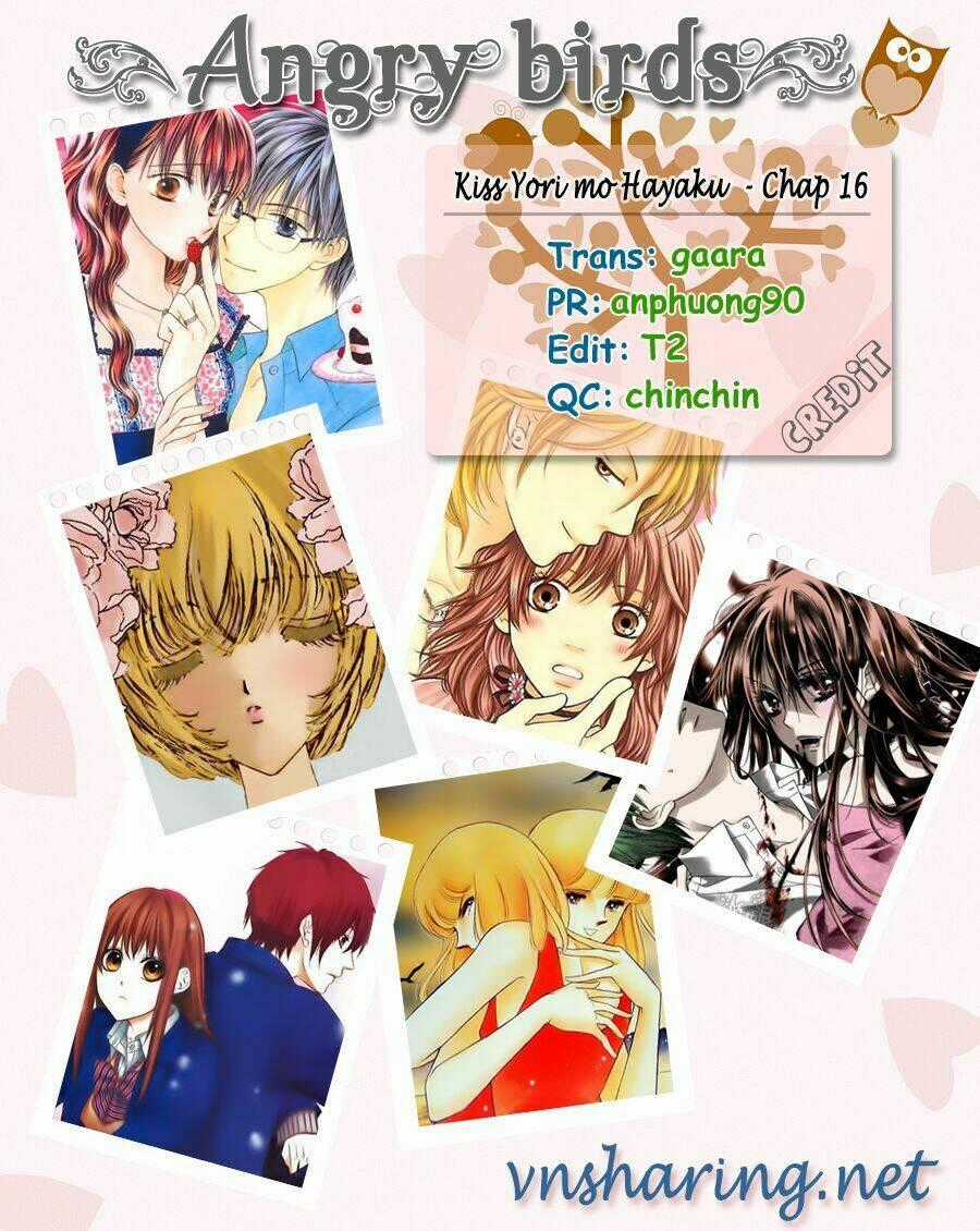 Faster Than A Kiss - Kiss Yori Mo Hayaku Chapter 16 trang 0