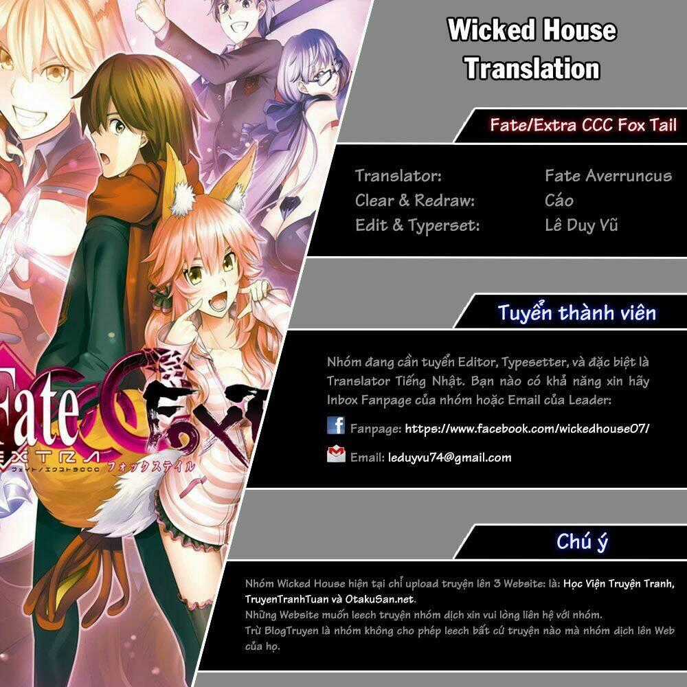 Fate/Extra Ccc Fox Tail Chapter 18 trang 1