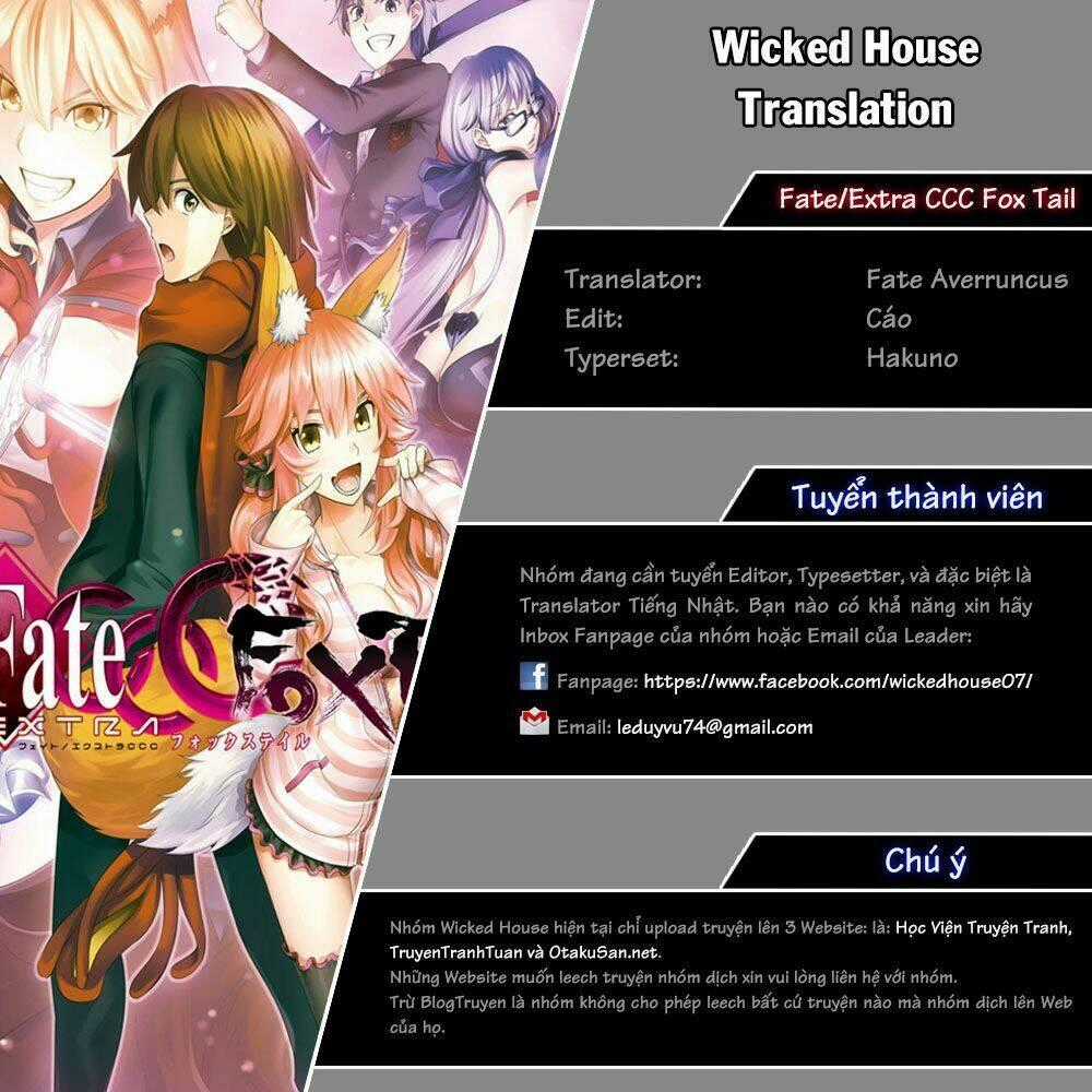 Fate/Extra Ccc Fox Tail Chapter 21 trang 1