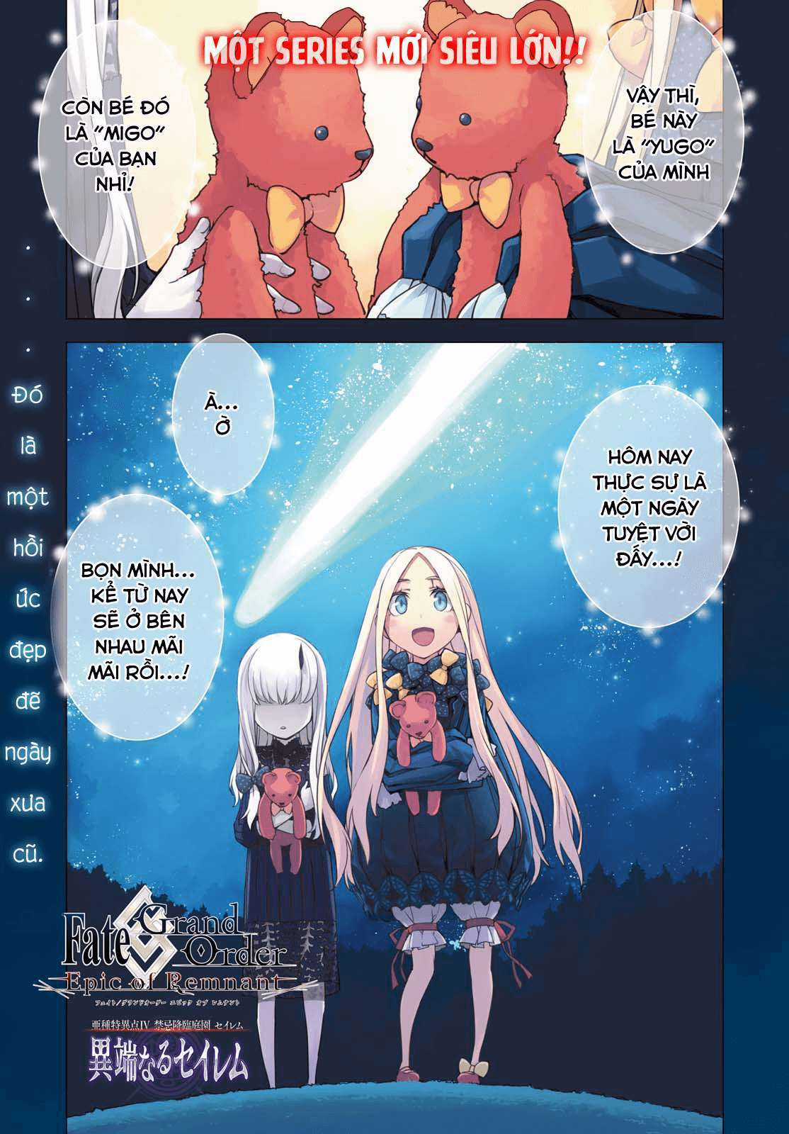 Fate/Grand Order: Epic Of Remnant - Salem Chapter 1 trang 1