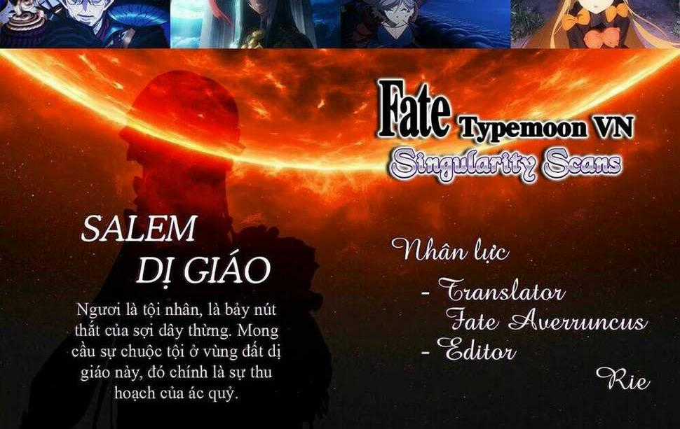 Fate/Grand Order: Epic Of Remnant - Salem Chapter 11 trang 0