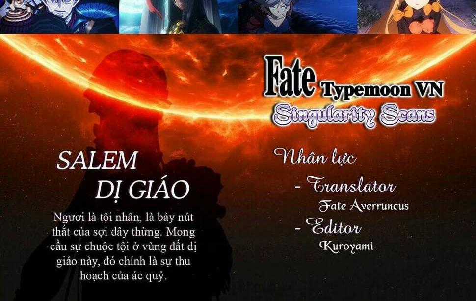 Fate/Grand Order: Epic Of Remnant - Salem Chapter 18 trang 0