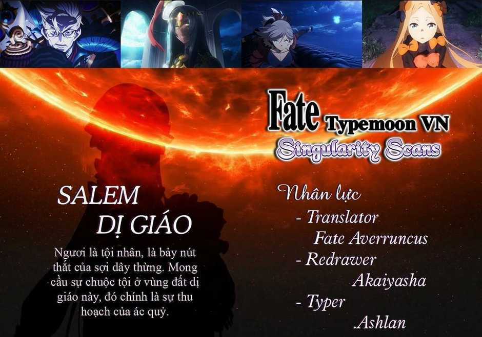 Fate/Grand Order: Epic Of Remnant - Salem Chapter 21 trang 1