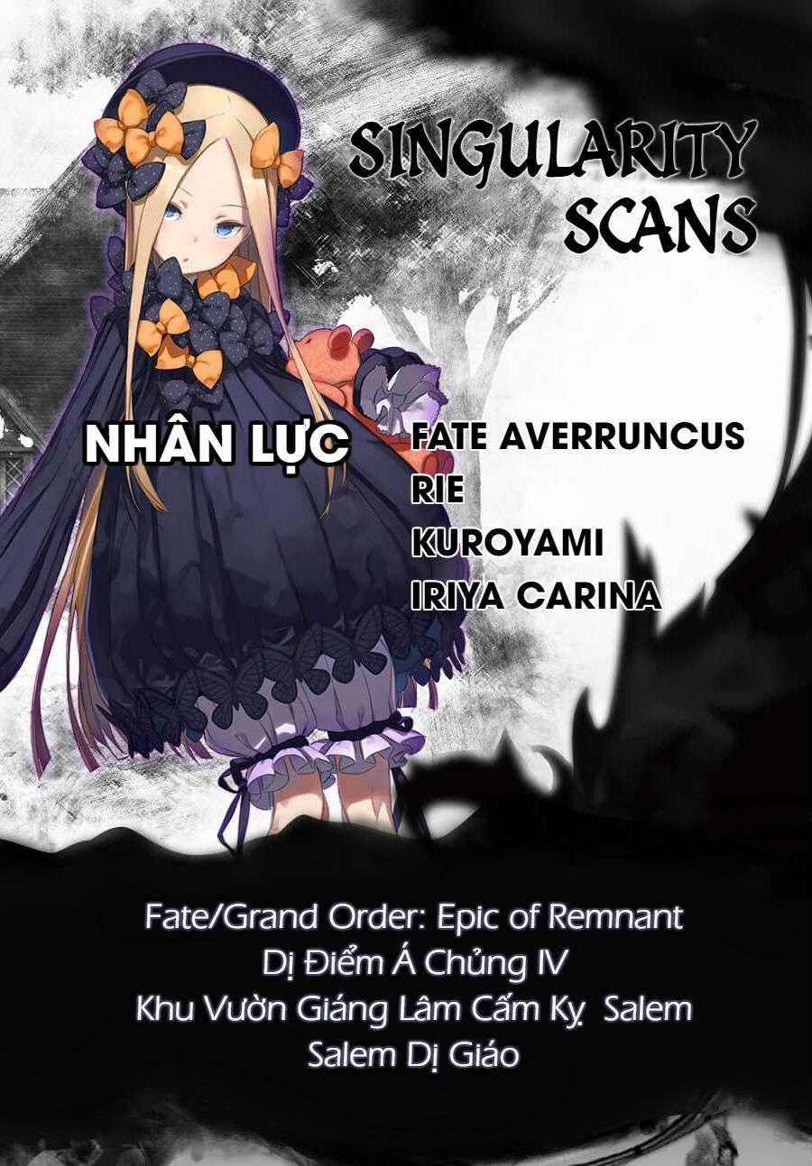 Fate/grand Order: Epic Of Remnant - Salem Chapter 4 trang 0