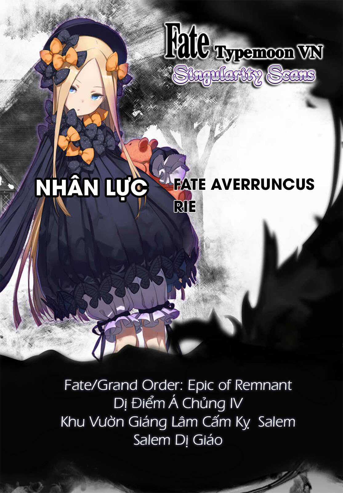 Fate/grand Order: Epic Of Remnant - Salem Chapter 5 trang 0