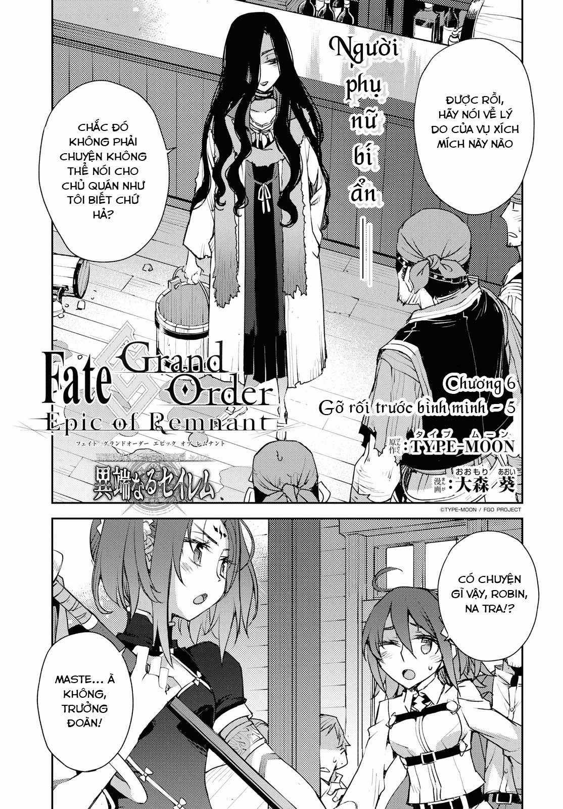 Fate/grand Order: Epic Of Remnant - Salem Chapter 5 trang 1