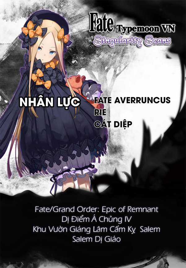 Fate/grand Order: Epic Of Remnant - Salem Chapter 6 trang 0