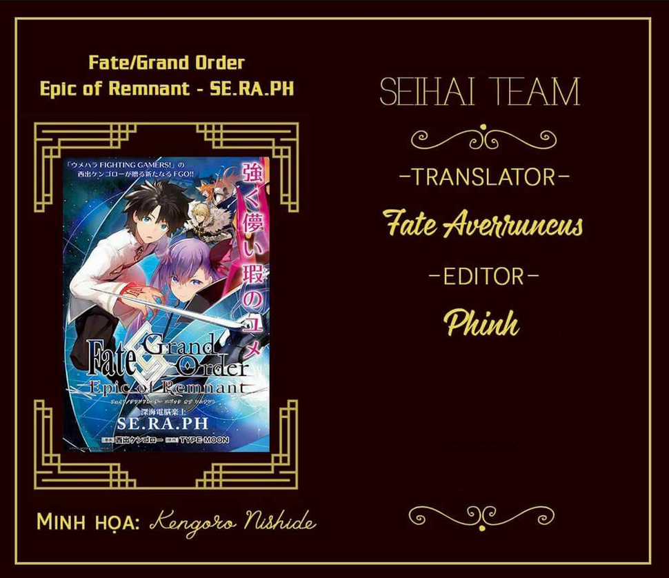 Fate/grand Order: Epic Of Remnant - Se.ra.ph. Chapter 10 trang 0