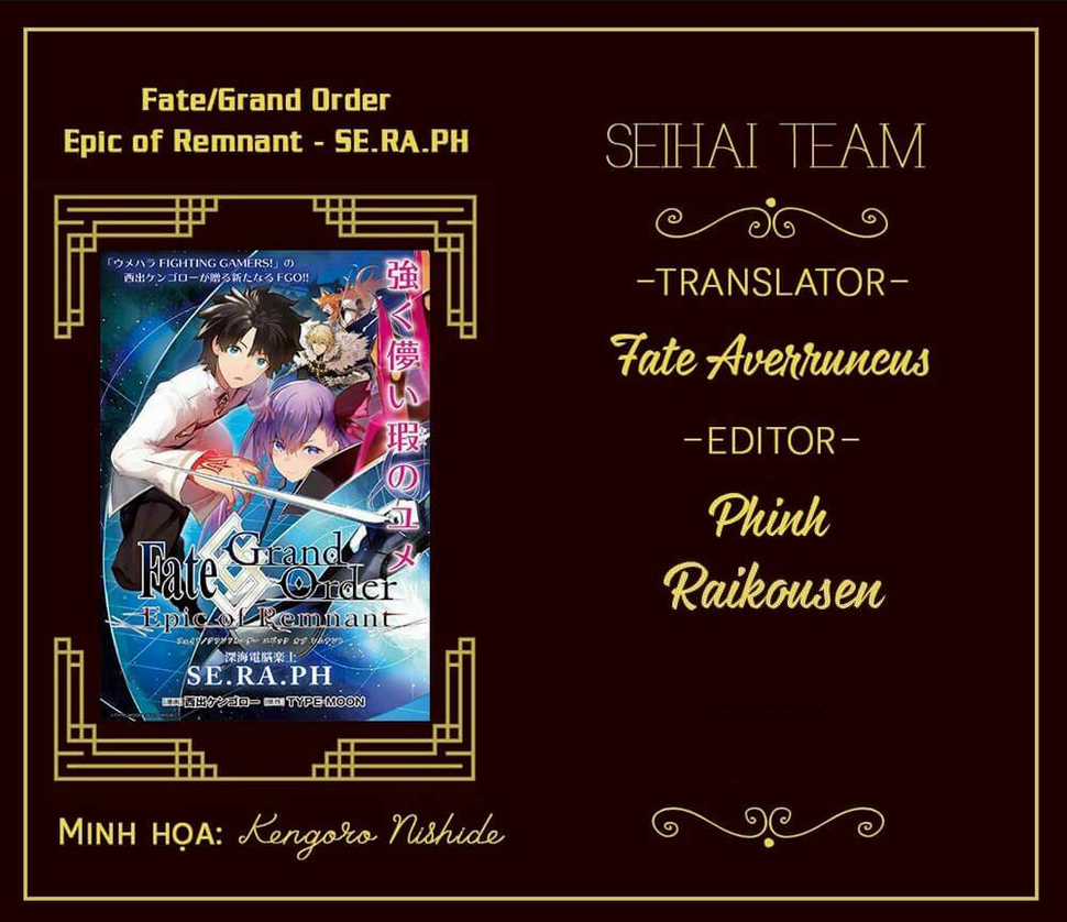 Fate/grand Order: Epic Of Remnant - Se.ra.ph. Chapter 25 trang 0