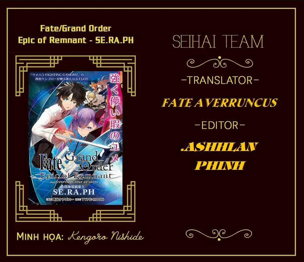 Fate/grand Order: Epic Of Remnant - Se.ra.ph. Chapter 27 trang 0