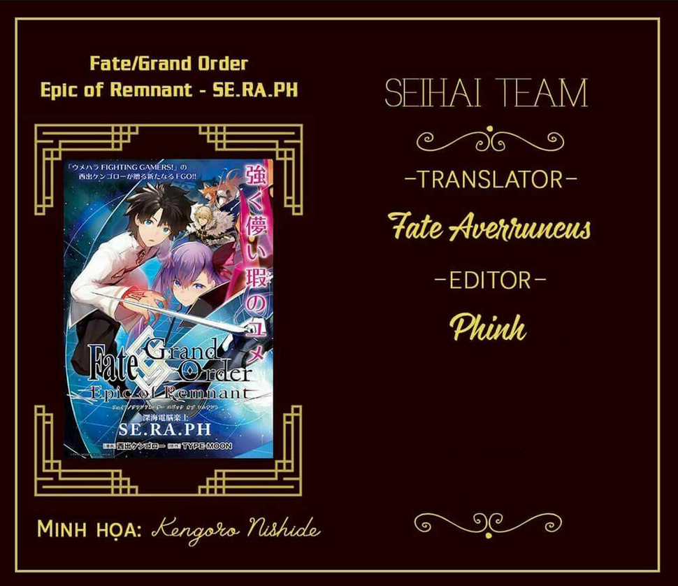 Fate/grand Order: Epic Of Remnant - Se.ra.ph. Chapter 8.1 trang 0